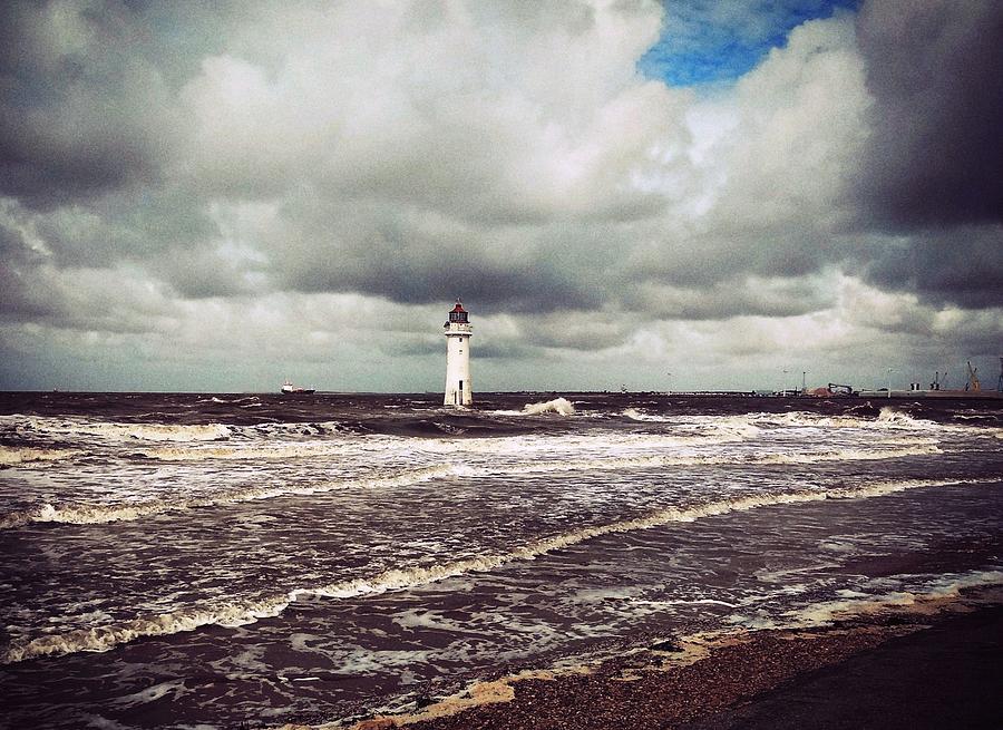  NEW BRIGHTON. Perch Roack Lighthouse. Photograph by Lachlan Main