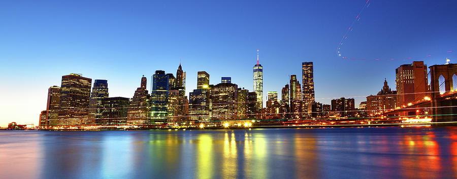 New City Skyline Photograph by Pete Wang - Fine Art America