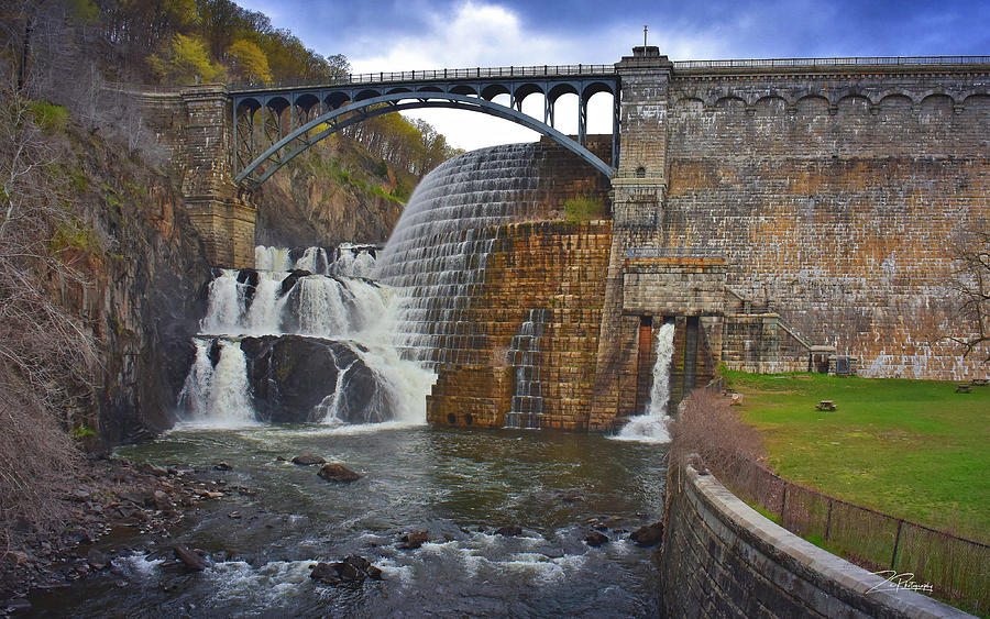 New Croton Dam Waterfall Photograph by Ingrid Zagers