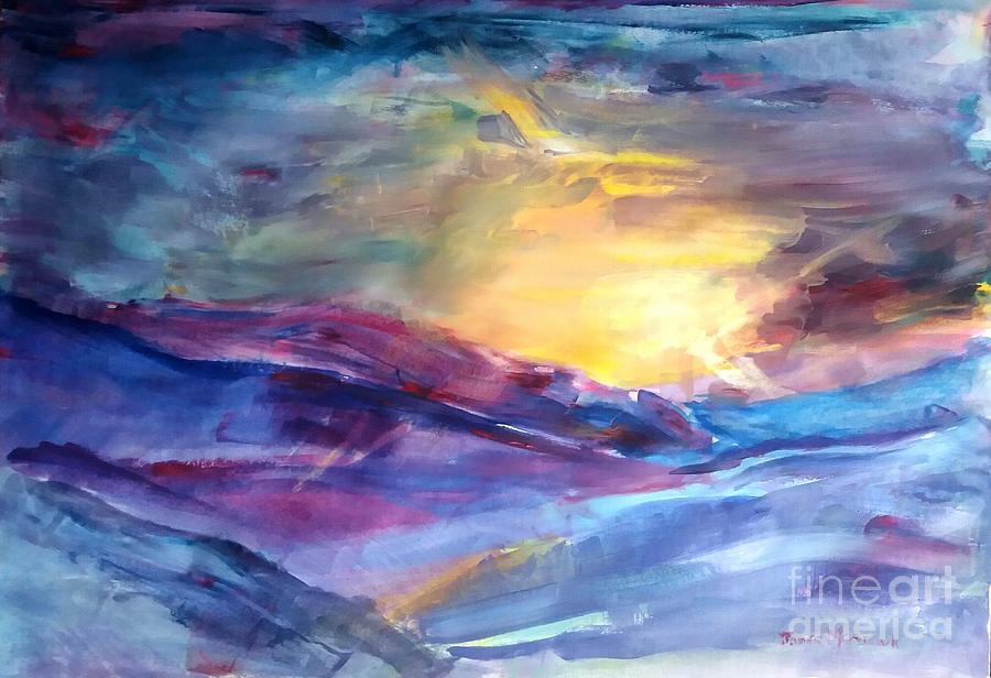Mountain Painting - New Dawn by James McCormack