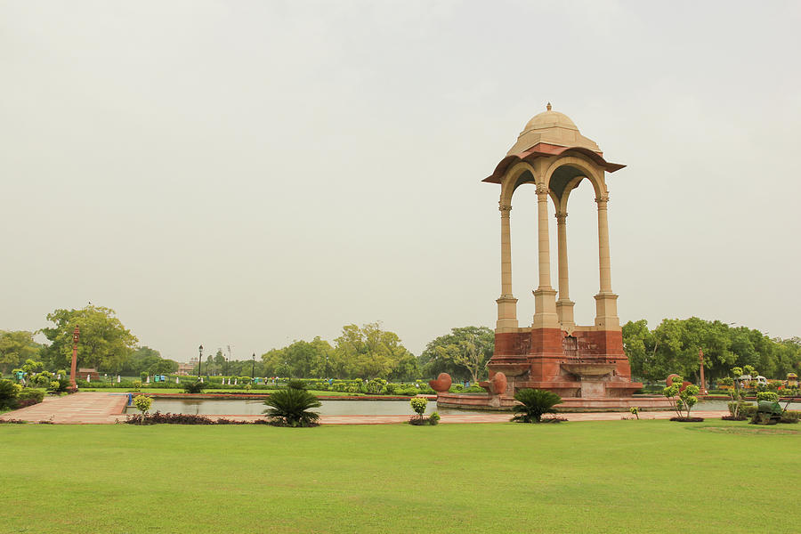 New Delhi Canopy Photograph by Josu Ozkaritz