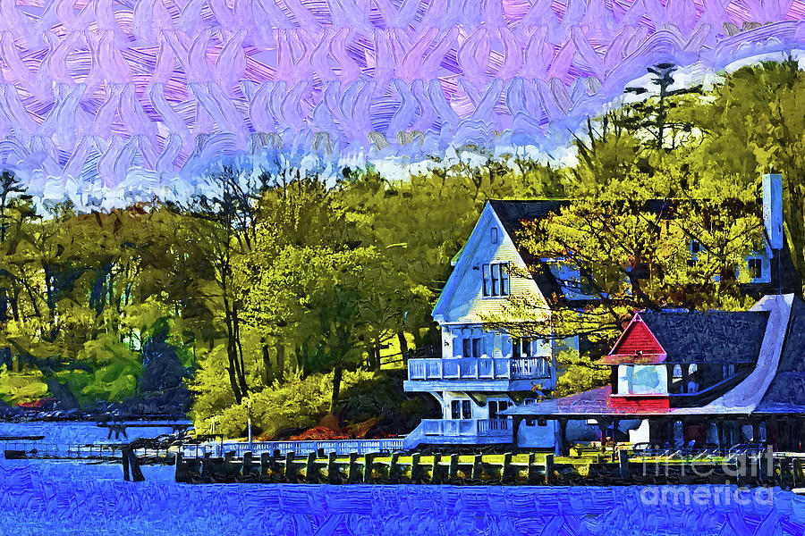 New England Coastline Digital Art by Kirt Tisdale