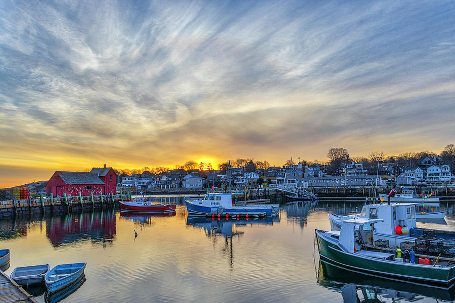 New England Harborlife at Rockport Massachusetts Photograph by Juergen Roth