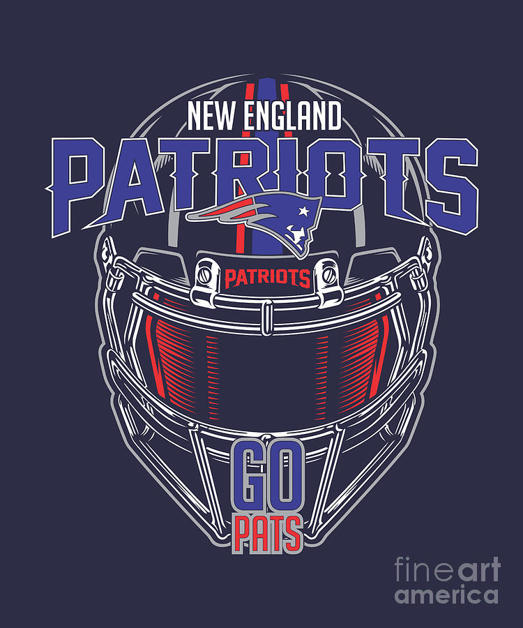 Sports Digital Art - New england patriots american football nfl  by Troy Lee