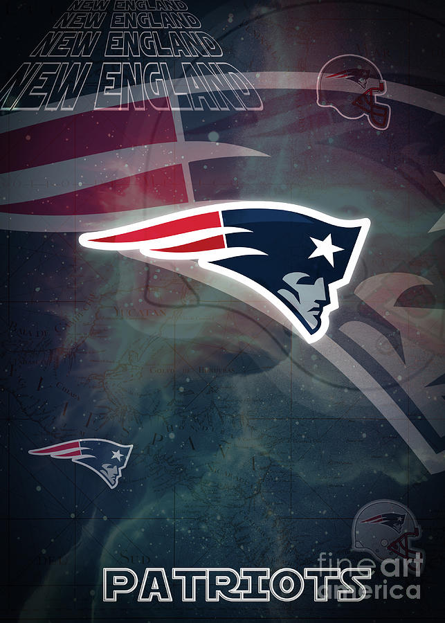 New England Patriots Digital Art by Cu Hung