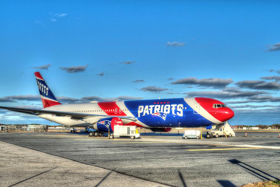 New England Patriots Team Jet Photograph by Randy Dyer - Pixels