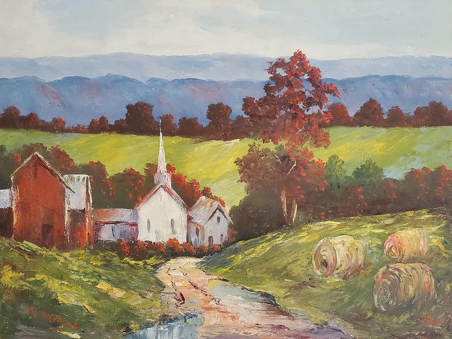 New England Splendor Painting by ML McCormick