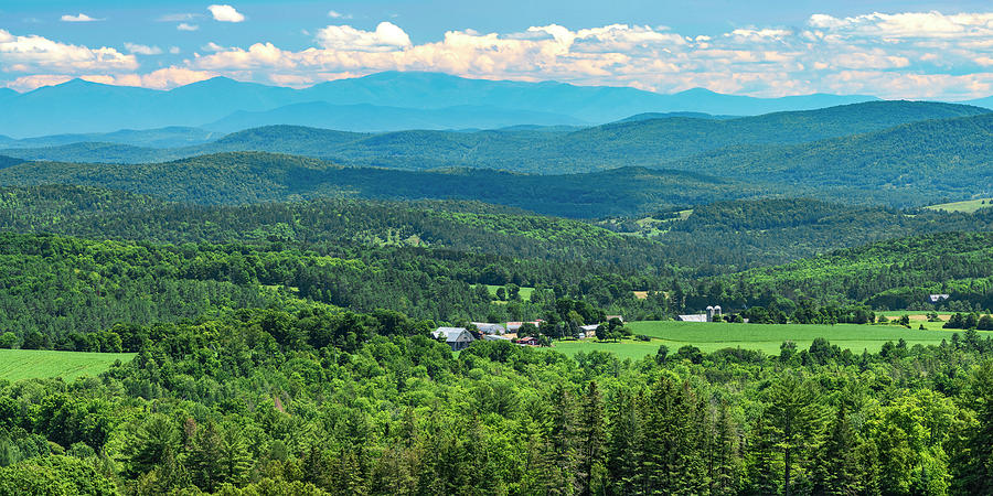 New England Summer Landscape Photograph by Alan L Graham