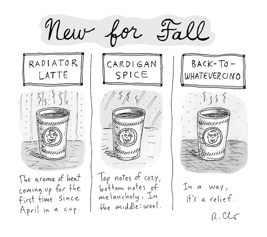New For Fall Drawing by Roz Chast