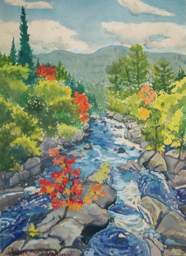 Quechee Gorge , Vermont  SOLD Painting by Judith Young
