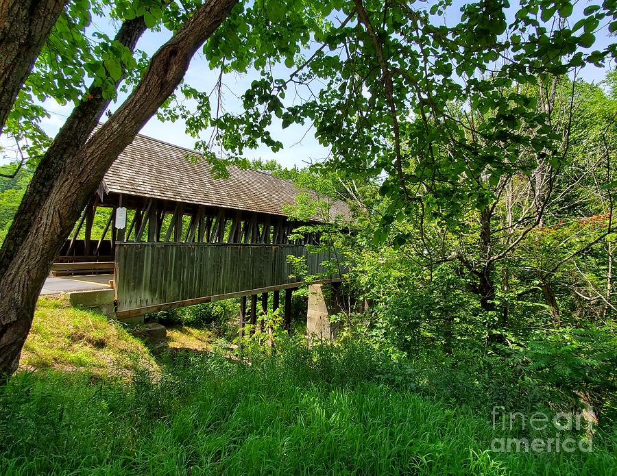 Meriden Covered Bridge, Plainfield, NH Photograph by Pamela LABRECQUE ...