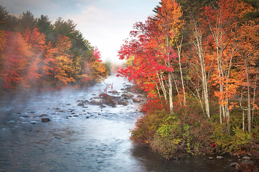 New Hampshire Fall Colors Photograph by Eric Gendron
