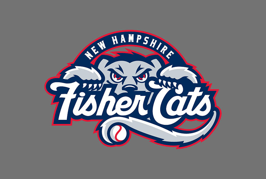New Hampshire Fisher Cats logo Digital Art by Red Veles