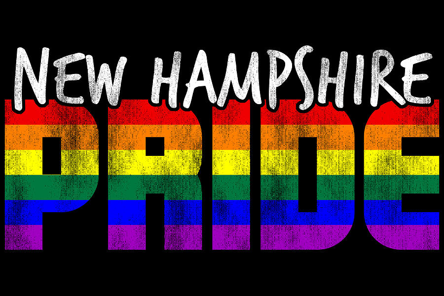 New Hampshire Pride LGBT Flag Digital Art by Patrick Hiller Pixels