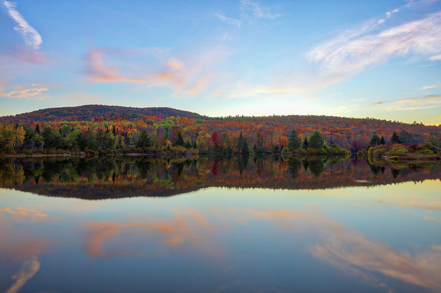 New Hampshire Sugar Hill Coffin Pond Photograph by Juergen Roth