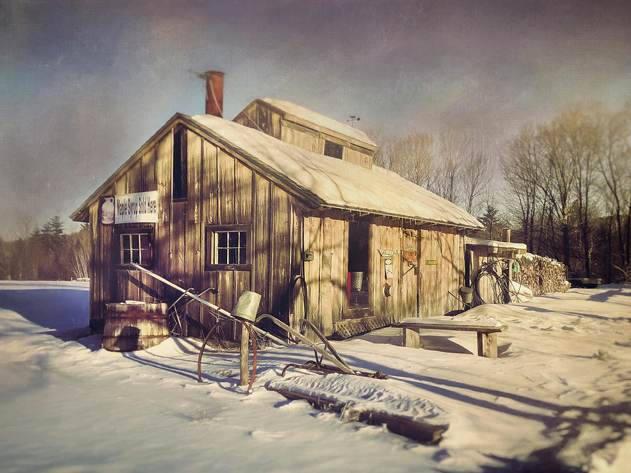 New Hampshire Sugar House Photograph by Joann Vitali