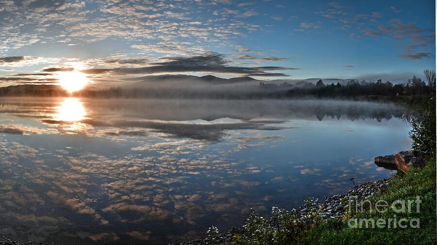 New Hampshire Sunrise Photograph by Steve Brown