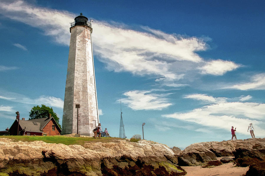 New Haven Lighthouse Photograph by Guy Whiteley