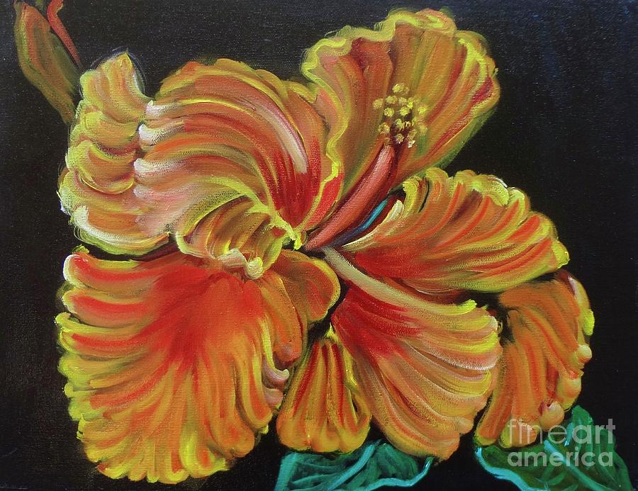  Hibiscus Royale Painting by Jenny Lee