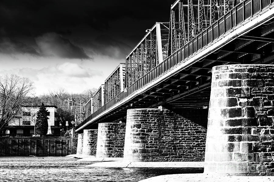 New Hope Lambertville Bridge Style Photograph by John Rizzuto