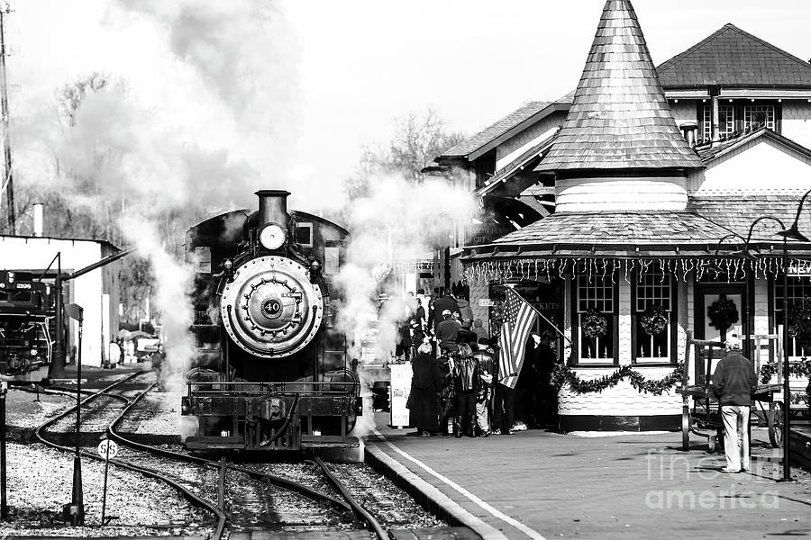 New Hope Train Station in Pennsylvania Photograph by John Rizzuto