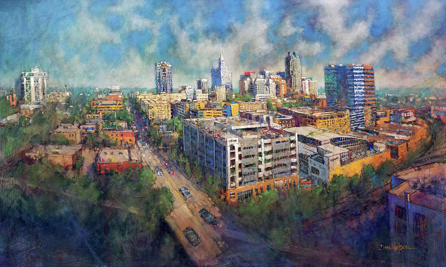 New Horizons Raleigh Painting by Dan Nelson