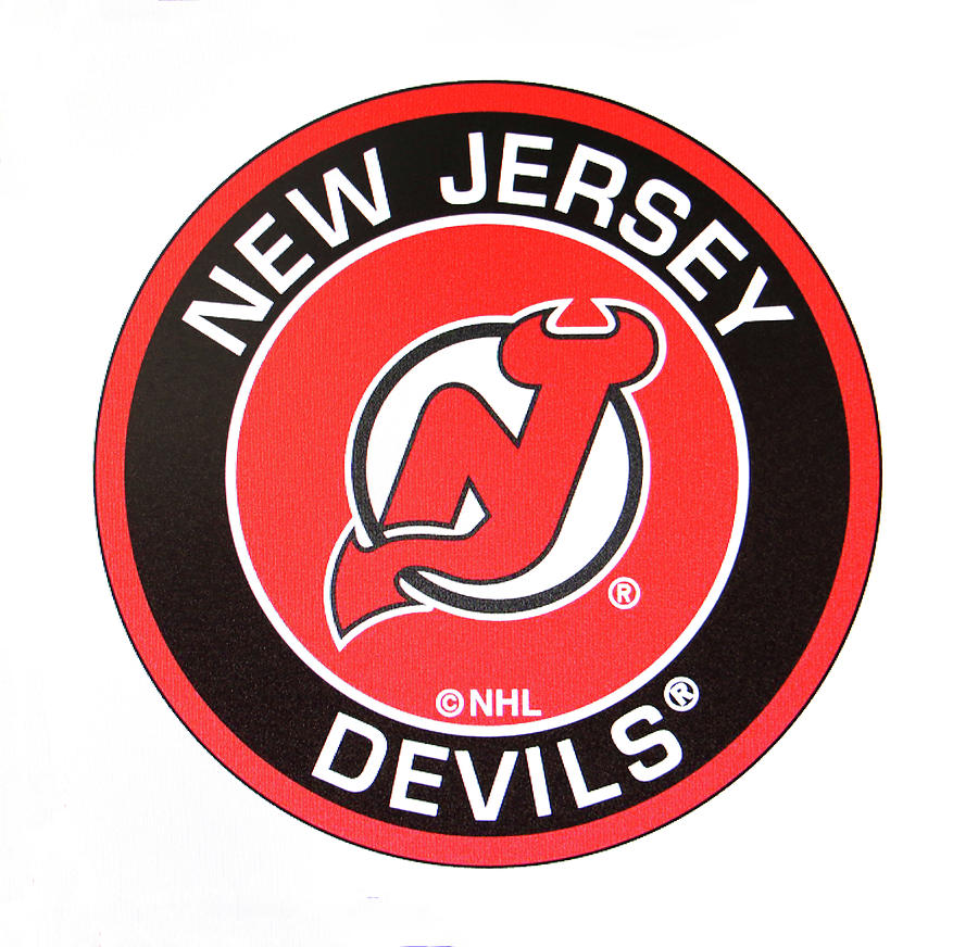 New Jersey Devils Circle Photograph by Allen Beatty
