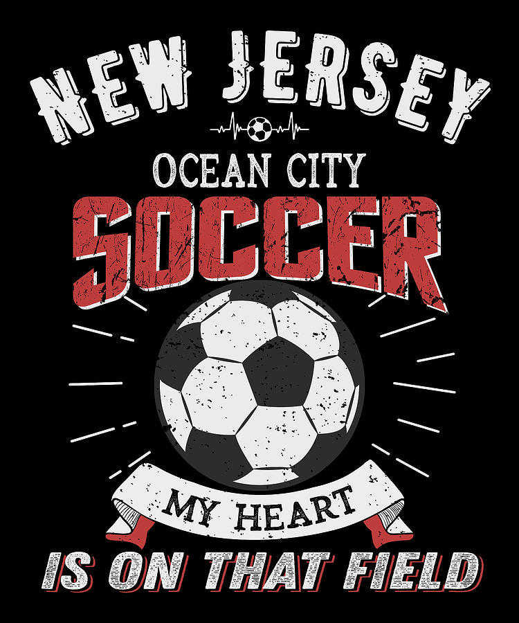New Jersey Ocean City Soccer Digital Art by Active Artist Fine Art