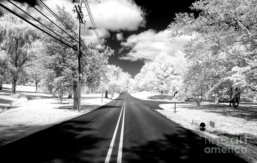 New Jersey Road Infrared Photograph by John Rizzuto