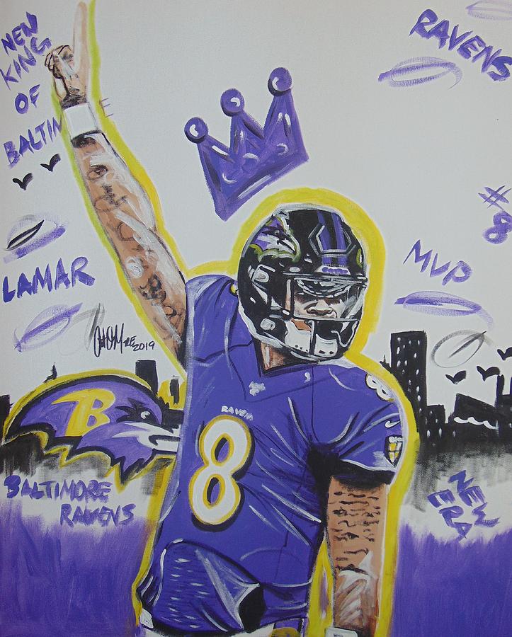 New King of Baltimore Painting by Antonio Moore