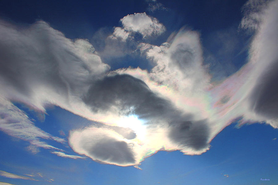 New Mexico Cloudscapes Sundog Day I Photograph by Anastasia Savage Ealy