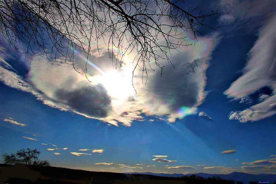 New Mexico Cloudscapes Sundog Day III Photograph by Anastasia Savage Ealy