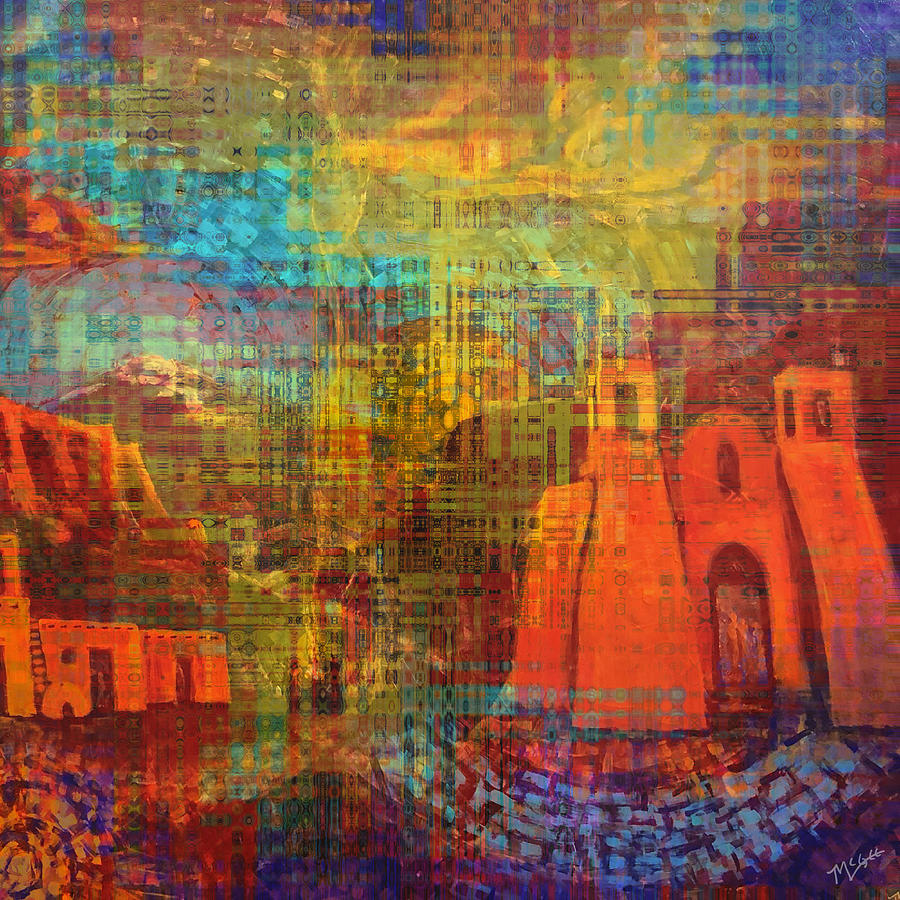 Landscape Painting - New Mexico Earth and Spirit by Tom McGee Landscape Painting - New Mexico Earth and Spirit by Tom McGee