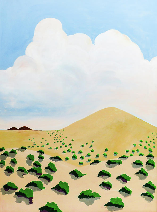New Mexico Landscape Painting by Ted Clifton