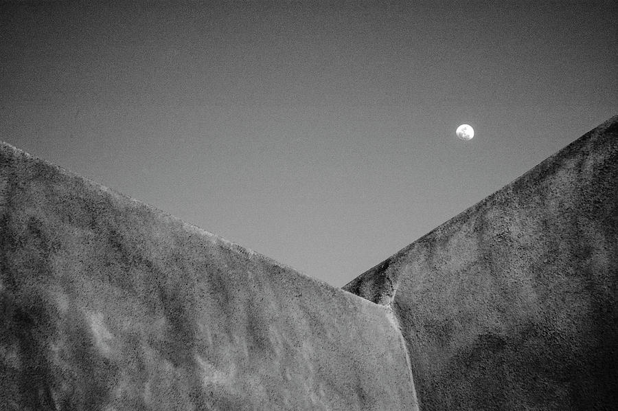 New Mexico Moon Inspired by Ansel Adams Photograph by Mary Lee Dereske