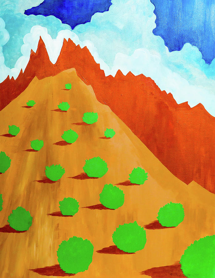 New Mexico Mountains No.56 Painting by Ted Clifton