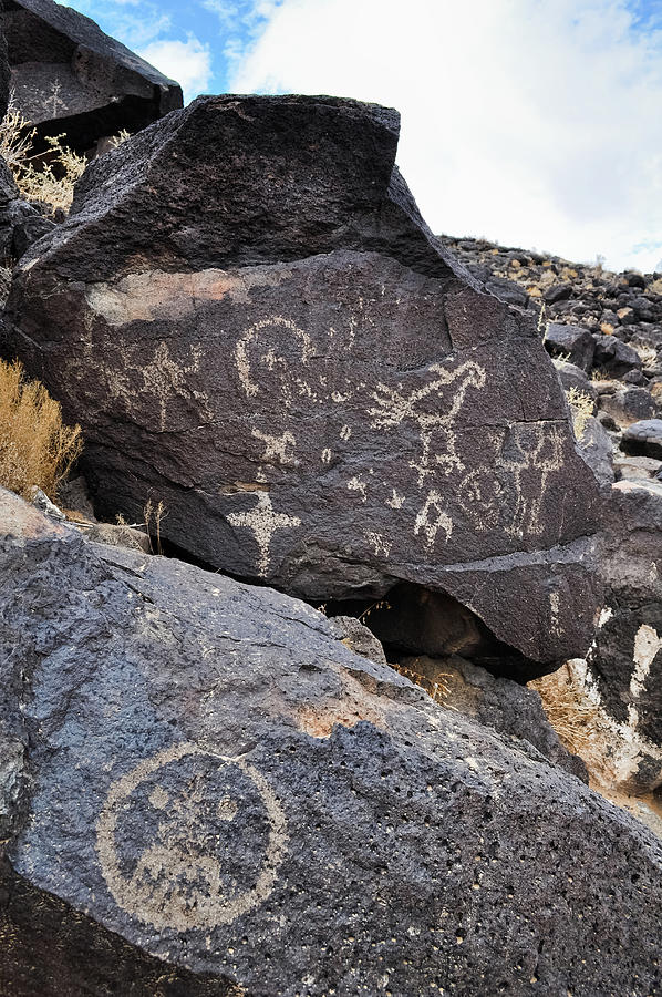 New Mexico Petroglyph Canyon Photograph by Kyle Hanson