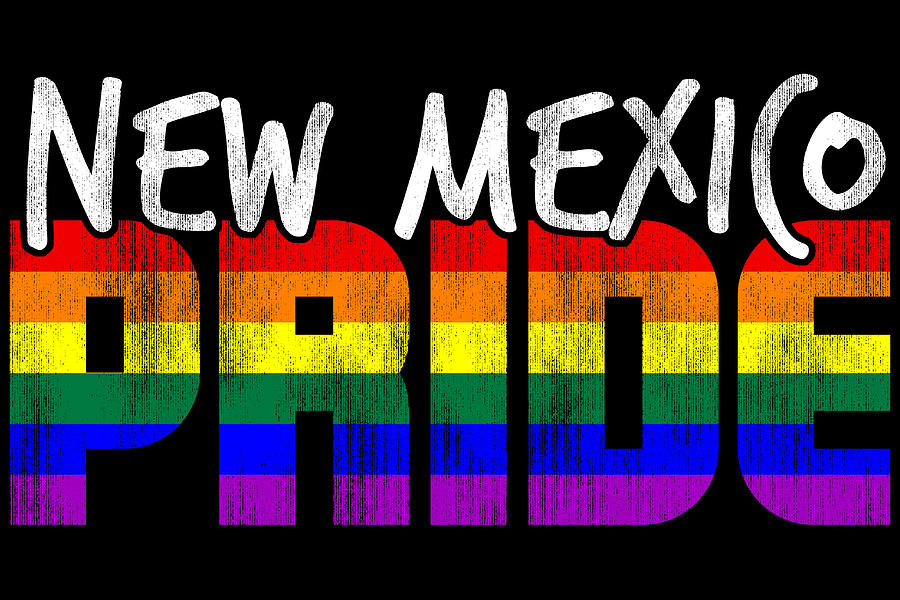 New Mexico Pride LGBT Flag Digital Art by Patrick Hiller Fine Art America
