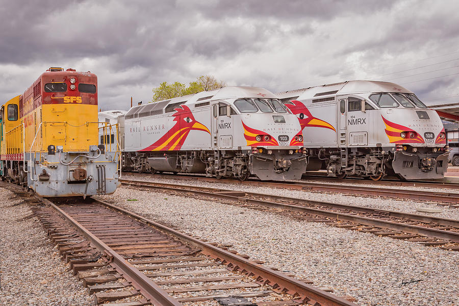 Transportation Photograph - New Mexico Rail Runner by Jurgen Lorenzen