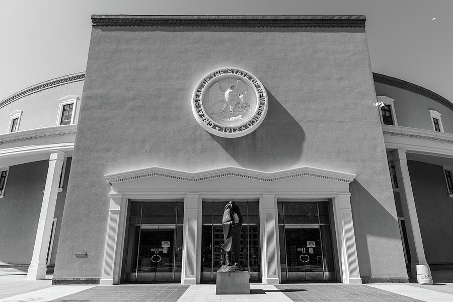 New Mexico State Capitol backside  Photograph by John McGraw