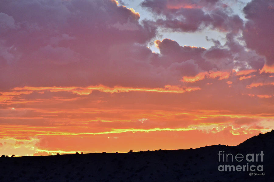New Mexico Sunset Painted by the Hand of God Photograph by Debby Pueschel