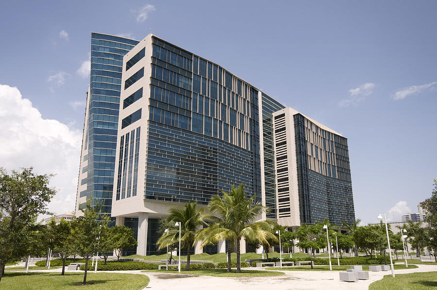 New Miami Federal Courthouse Photograph by TexPhoto
