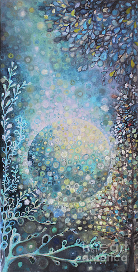 New Moon Risen Painting by Manami Lingerfelt