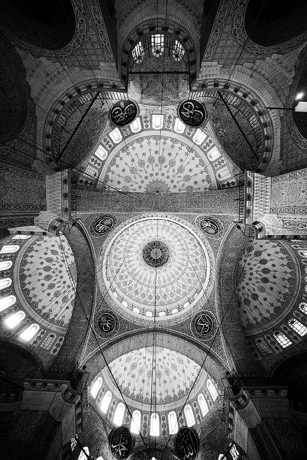 New Mosque Ceiling In Istanbul Photograph by Artur Bogacki