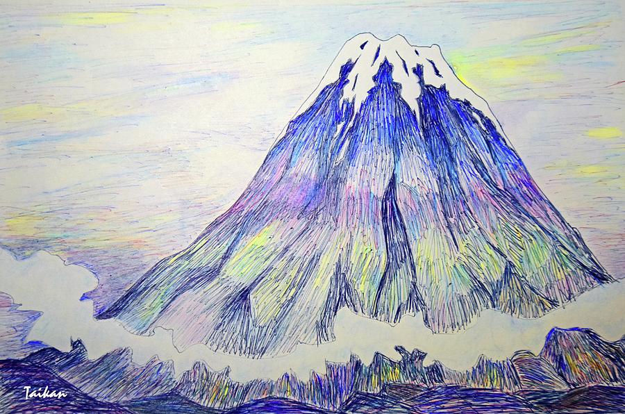 Nature Drawing - New Mt. Fuji by Taikan Nishimoto