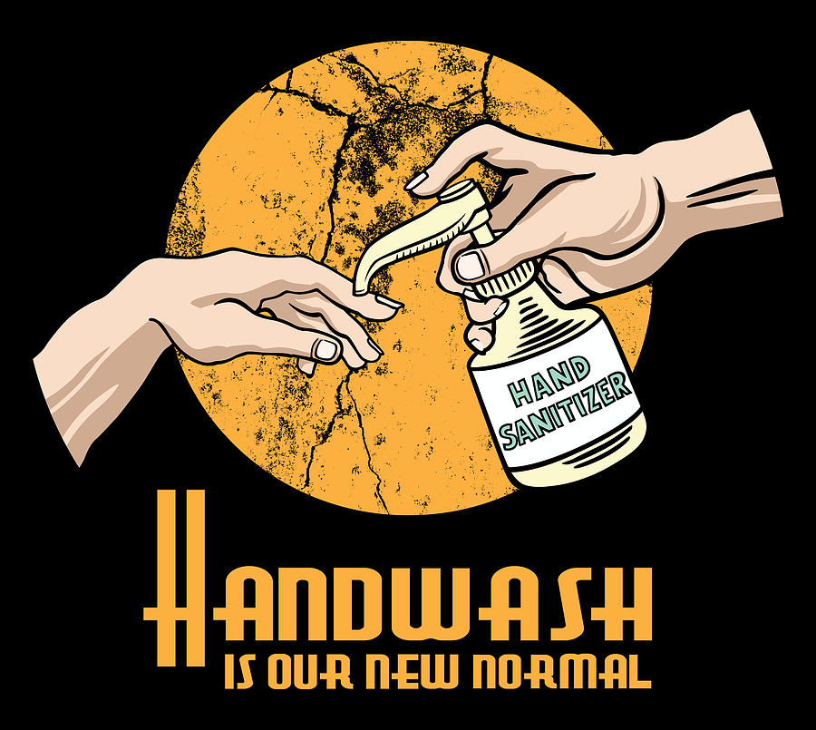 New Normal Handwash Digital Art by Jeffrey Redoloza - Pixels
