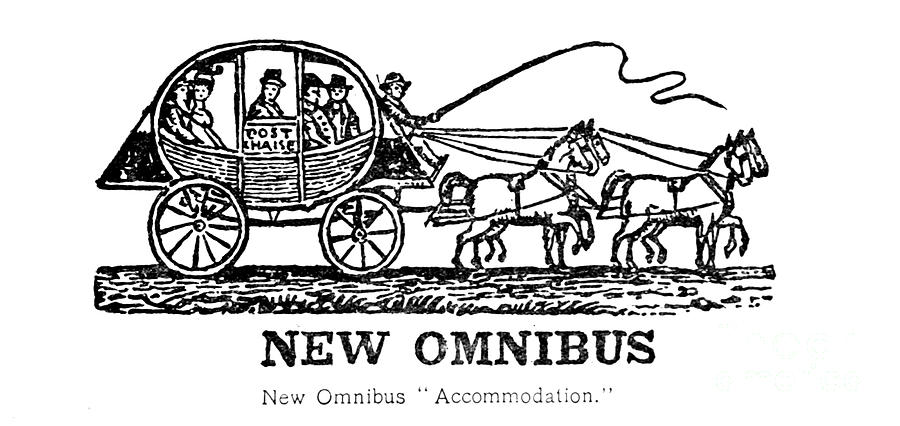 New Omnibus t5 Drawing by Historic Illustrations - Fine Art America