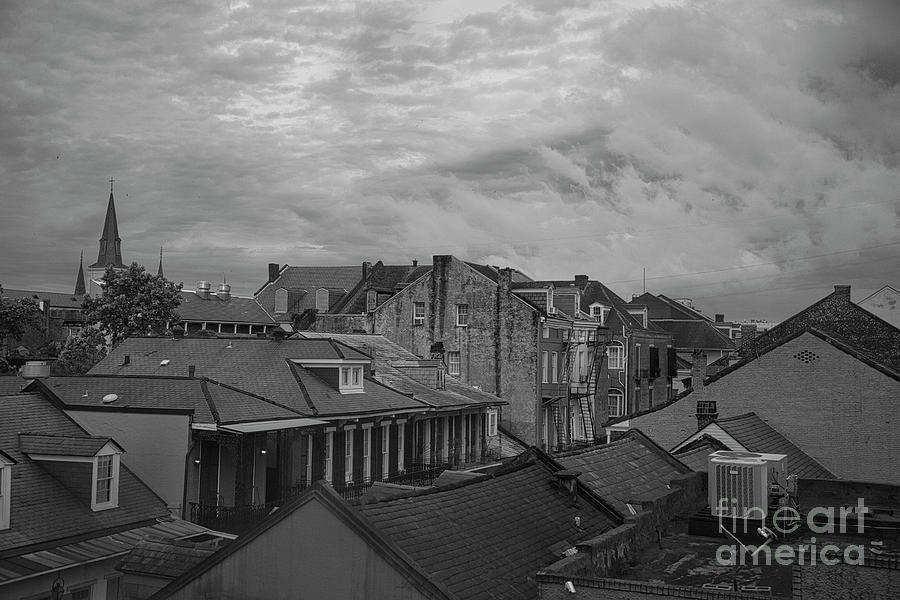 New Orleans 4 Black White  Photograph by Chuck Kuhn