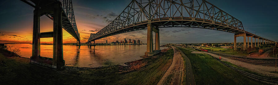 New Orleans Photograph - New Orleans Algiers Point Levee by Norma Brandsberg