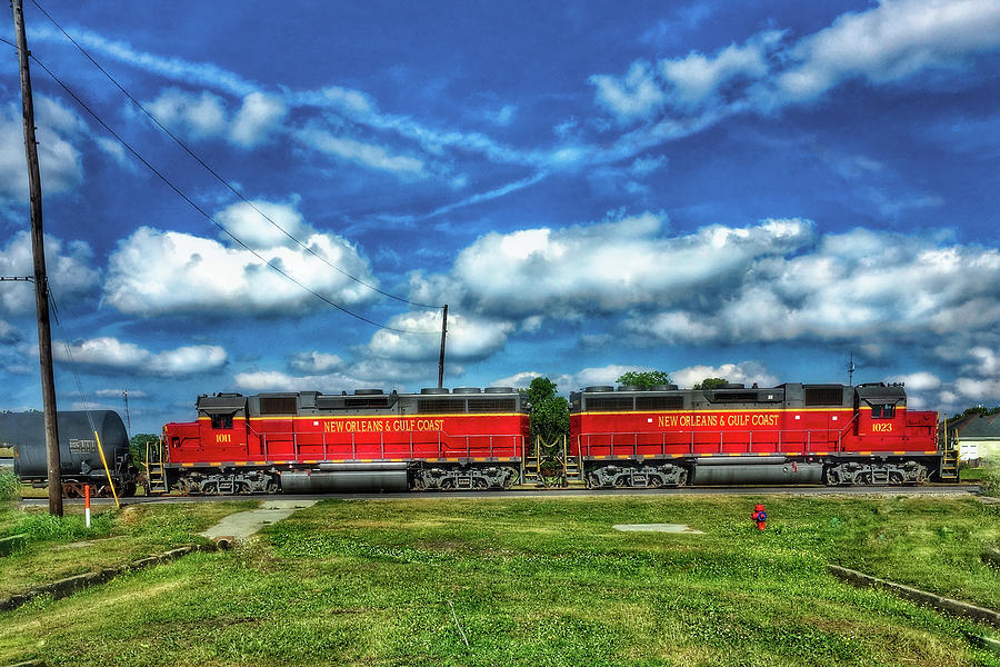 New Orleans and Gulf Coast Trains Photograph by Anthony M Davis